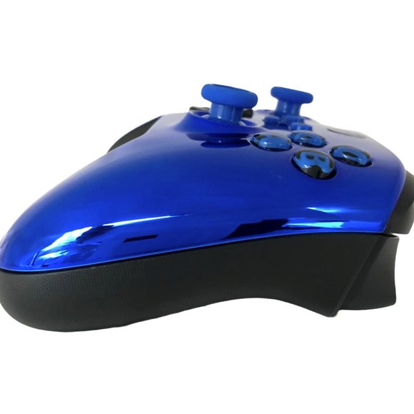 Custom Microsoft Xbox Series X / S Wireless Controller - Glossy Chrome Blue - Picture 5 of 8